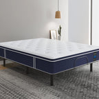Coolvie 12 Inch Hybrid Twin XL Mattress -Firm Feel -Support Foam with Strong Pocket Springs - Extra Lumbar&Shoulder Support for Back&Stomach Sleepers, CertiPUR-US® Certified Foam,XL Long Size