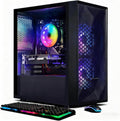 STGAubron Prebuilt Gaming PC Desktop  Radeon RX 550 4G  Intel Core i5 up to 3.6GHz  16G RAM  512G SSD  WiFi 6  BT 5.0  RGB Fan x2  Windows 11 Home