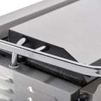 Kratos Commercial Electric Panini Sandwich Grill with Grooved Plates, 14" x 9" Cooking Surface, Commercial Countertop Panini Press, 120V, 1750W (29Y-020)