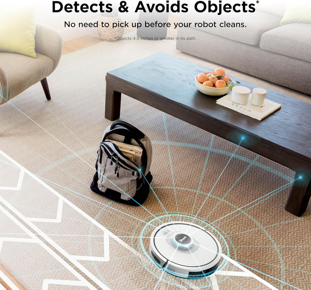 Shark AI Ultra Voice Control Robot Vacuum with Matrix Clean Navigation, Home Mapping, 60-Day Capacity, XL Self-Empty Base for Homes with Pets, Carpet & Hard Floors, Cool Grey, AV2511AE