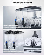 VEVOR Slushy Machine, 15Lx2 Double Tank Commercial Margarita Machine, 120 Cups Stainless Steel Margarita Smoothie Frozen Drink Machine, Slushie Machine for Home Party Restaurants Cafe Bars