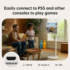 ApoloSign 32 inch UHD 4K Smart Portable TV Gen2  16G +256G Storage  Android 15 OS  15000mAh  Rolling TV on Wheels with Rotatable Touch Screen  Built-in Battery  Full Swivel Rotation  Voice Remote