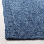 SAFAVIEH Area Rug 8x10 - Dip Dye Collection - Large - Navy Blue, Handmade Wool, Ideal for Living Room, Bedroom, Office, Dining Space (DDY151N)