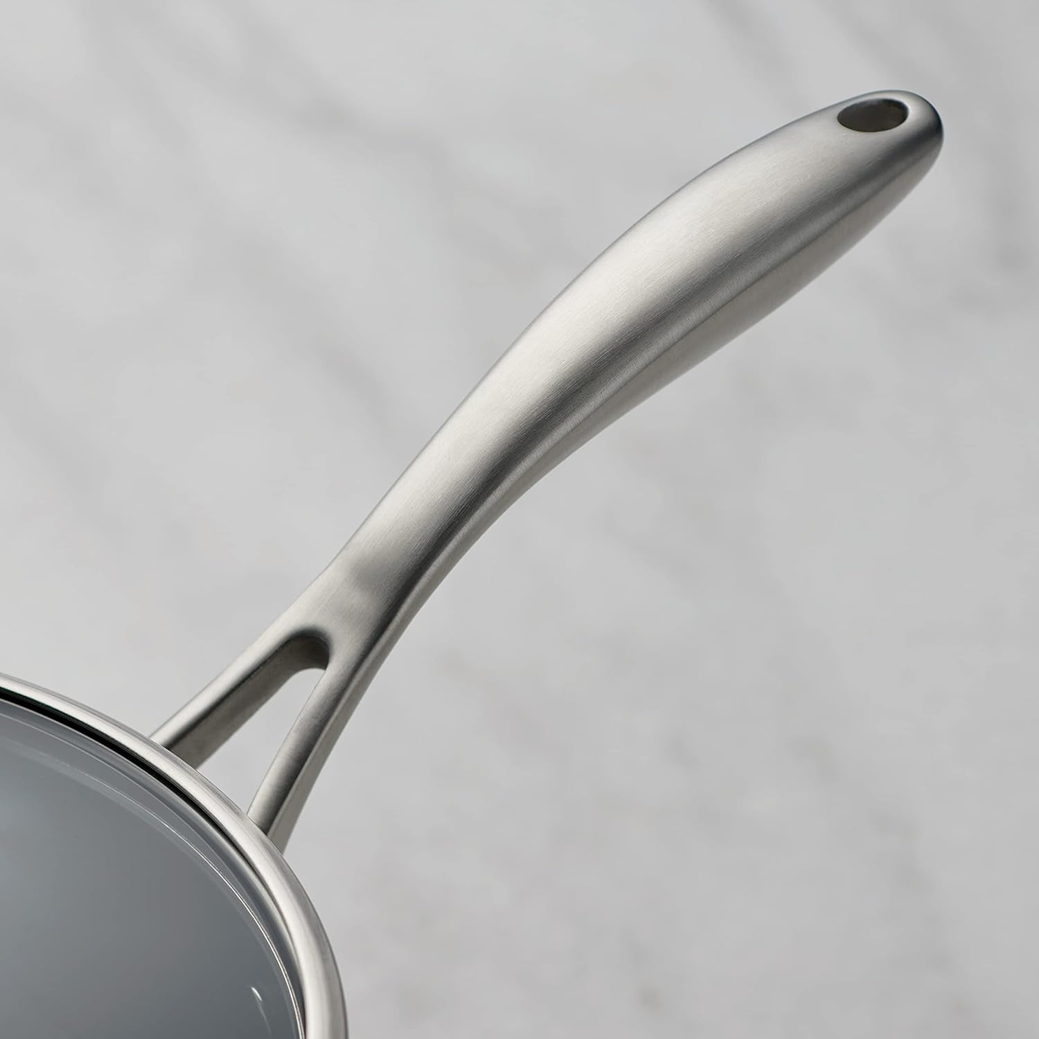 Tramontina OnyxPro Hard Anodized Non Stick 4-Quart Large Sauce Pan with Glass Lid, Oven Safe
