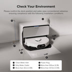 roborock S8 MaxV Ultra with Refill & Drainage System Robot Vacuum and Mop, Check Installation Space First, FlexiArm Design, Auto Mop Wash&Dry 10000Pa Suction, Obstacle Avoidance, 20mm Auto Mop Lifting