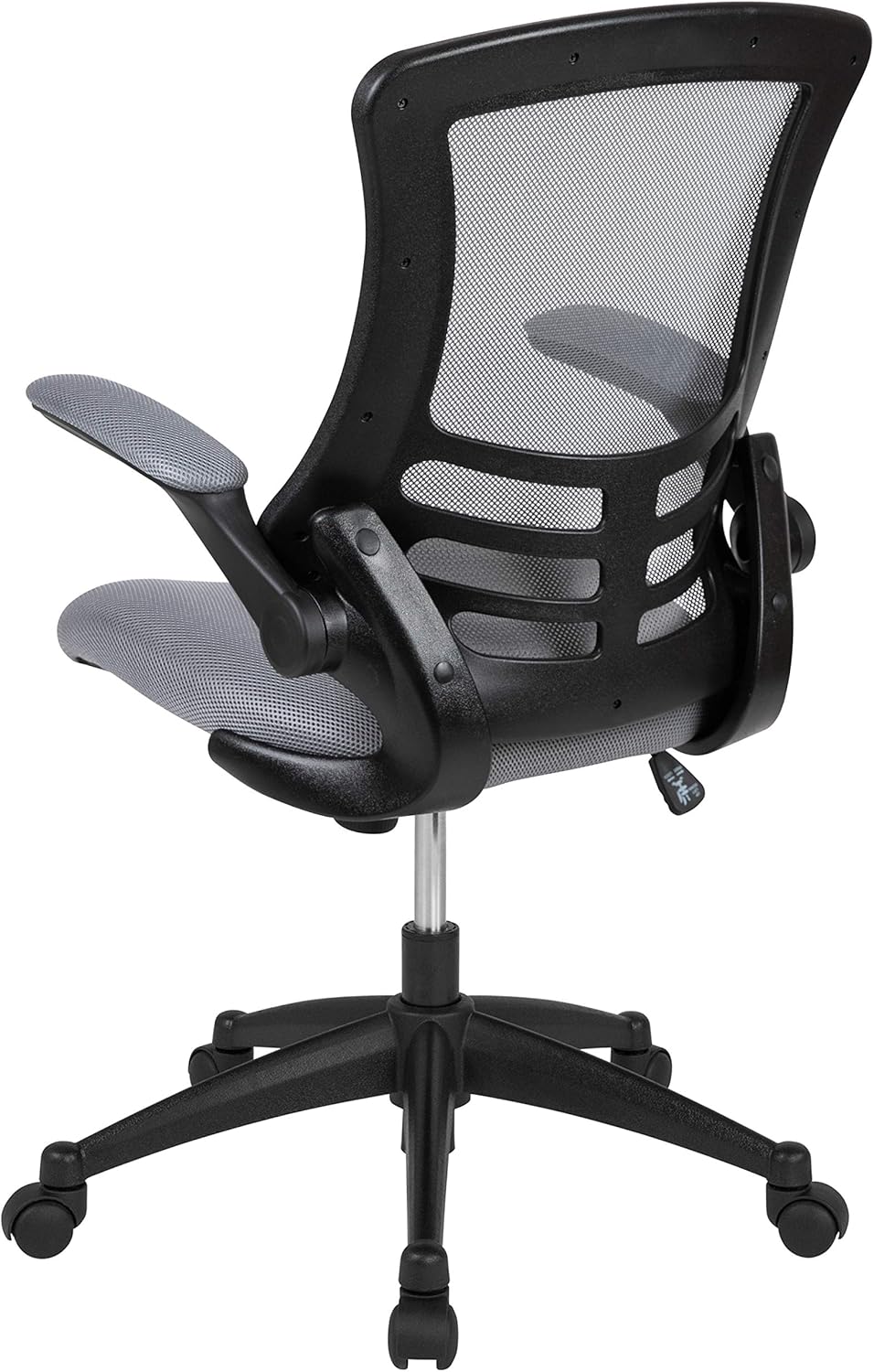Flash Furniture Kelista Office Chair, Ergonomic, Mid-Back, Dark Gray Mesh with Swivel