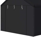 Caravan Canopy Car Tent Sidewalls for Carport, Garage & Shed, Domain, 10 x 20 Ft, Black (Roof and Canopy Not Included) - Portable Vehicle and Motorcycle Shelter - Large Outdoor Storage