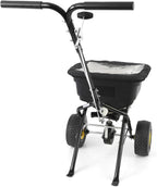 Spyker Lawn and Handheld Spreader Kit: Pro-Series 50 Pound Broadcast Spreader with 5 Pound Handheld Spreader Kit