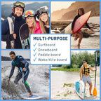 Hang 11 Vertical Surfboard Rack - Surf Racks for Wall, Sustainable Hardwood Surf Board Holder with Rubber Mat, Surfboard Wall Mount, Paddle Board & SUP Garage Storage (5 arms / 4-5 boards)
