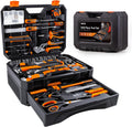 XOOL 368 Piece Home Repair Tool Kit with Drawer Toolbox, Includes Hammer, Pliers, Screwdrivers, Wrench, Tape Measure & More for Home Repair, Apartment, Office, Garage and DIY Projects