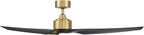 WAC F-056-SB/MB Stella 60" Outdoor Ceiling Fan with Remote, Soft Brass Matte Black