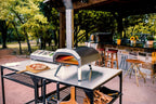 ooni Large Modular Outdoor Table - 31x31x35 Inch Stainless Steel Pizza Oven Stand  Barbecue Cart  Outdoor Pizza Station
