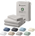 Eucalyptus Collection King Size Sheet w/Silver Ions | 100% Tencel | Ultra Soft | Cooling for Hot Sleepers | 18" Deep Pocket Grey