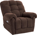 EONIX Mordern Massage Rocker Recliner Chair, Dual Motor Power Rocking Recliners for Small Spaces, Lazy Boy Recliner Chair with Heat and Massage for Living Room, Bedroom, Study, Coffee