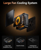 KAMRUI E3B Mini PC with AMD Ryzen 5 7430U (Beat 5500U  up to 4.3GHz)  16GB DDR4 512GB M.2 SSD Mini Computer  Mini Gaming PC with USB Type-C Supports Triple 4K Display  WiFi 6  BT 5.2