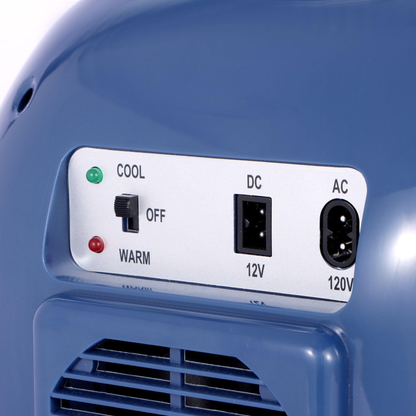 Uber Appliance UB-XL1 Uber Chill 12 Can Retro Personal Mini Fridge (Navy Blue)
