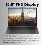 HP 255 G10 15.6" FHD Business Laptop  AMD Ryzen 7 7730U  16GB RAM  512GB PCIe SSD  Numeric Keypad  Webcam  Wi-Fi 6  HDMI  Windows 11 Pro  Black