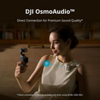 DJI Osmo Pocket 3 Vlogging Camera with 1'' CMOS & 4K/120fps Video  3-Axis Stabilization  Fast Focus  Face/Object Tracking  Rotatable Touchscreen Bundle with Deco Gear 2 Lapel Microphones + 128GB Card