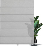BERISSA 70% Blackout Roman Shades for Windows Cordless,Pull Down Jacquard Fabric Roman Blinds,Privacy Window Shades for Door Windows,Bedroom,Office,Easy to Install,Gray,69" W x 78" H