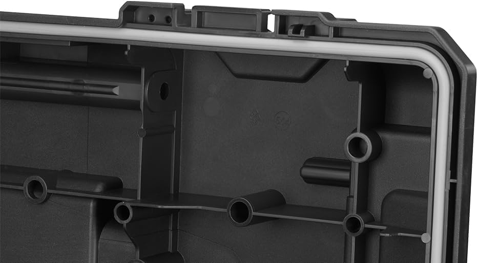 Keter ROC Pro Gear Heavy Duty Tool Storage Rolling Mobile Toolbox 28 inch Black/Grey