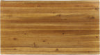 Christopher Knight Home Sanibel Outdoor Acacia Wood Coffee Table, Teak Finish / Rustic Metal,Black and Brown