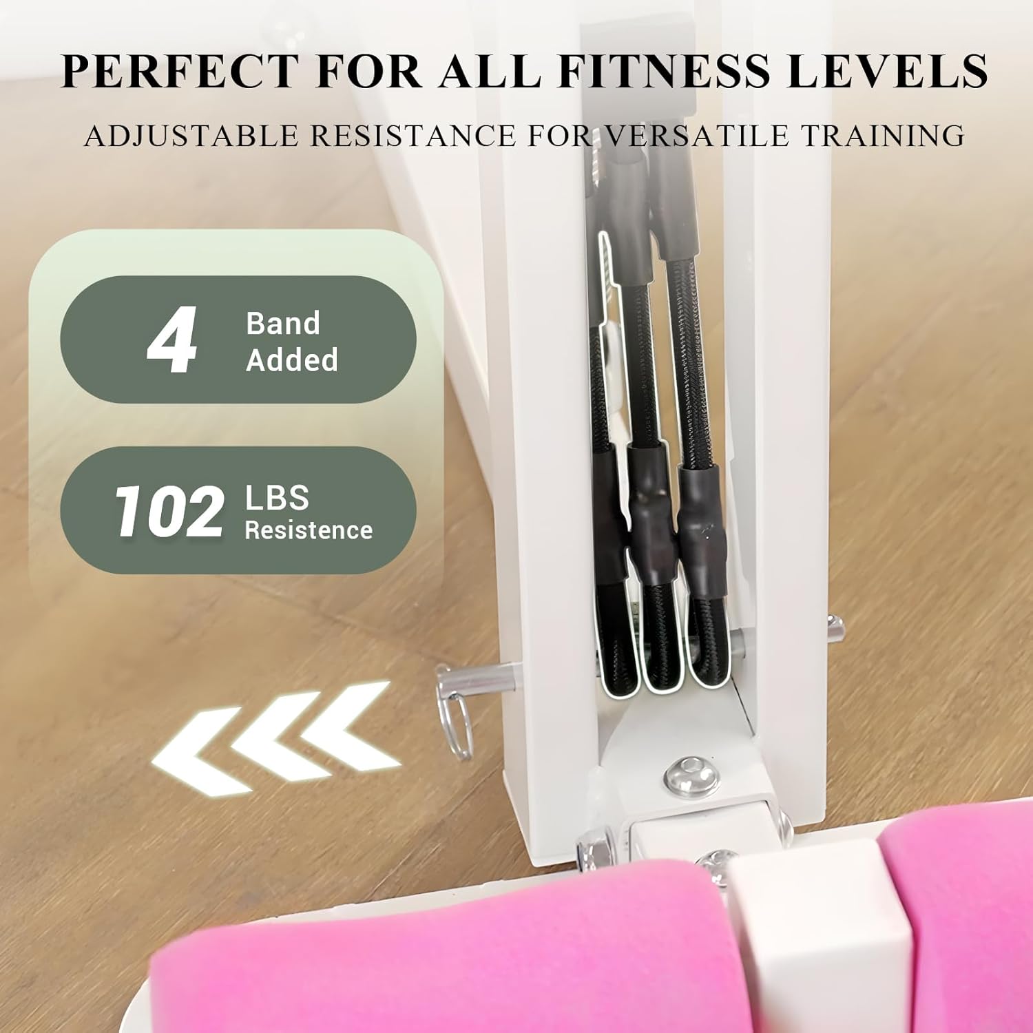 PAETA Squat Machine, Deep Squat Machine for Women, Glutes Workout Equipment with Adjustable Resistance Bands, Leg, Core & Ab Exercise Machine, Squat Assist Trainer for Home Gym