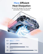 KAMRUI Pinova P2 Mini PC 16GB RAM 512GB SSD  AMD Ryzen 4300U(Beats 3500U/10110U/N150/N95 Up to 3.7 GHz)Mini Computers Triple 4K Display/HDMI+DP+Type-C/WiFi/BT for Home/Business Mini Desktop Computers