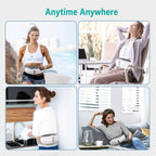 Wireless Slimming Belt, Abdominal Massager Portable Weight Loss Machine with 4 Vibration Massage Modes, Heating, Improve Blood Flow