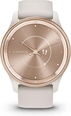 Garmin vívomove Trend  Stylish Hybrid Smartwatch  Long-Lasting Battery Life  Dynamic Watch Hands and Touchscreen Display  Ivory