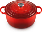 Le Creuset Enameled Cast Iron Signature Round Dutch Oven, 7.25 qt., Cerise
