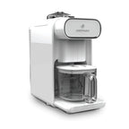 ChefWave Milkmade Soy Milk Maker – 6-in-1 Plant-Based Milk Machine for Almond, Oat, Soy, Cashew, Coconut & Macadamia – No Soaking, Auto-Clean, Delay Start, Glass Pitcher – White