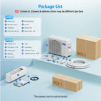 ROVSUN 11500 BTU Wifi Enabled Mini Split Air Conditioner & Heater, 17 SEER2 115V Inverter Ductless Wall AC Unit with Pre-Charged Condenser, Heat Pump & Installation Kit