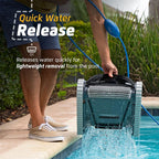 Dolphin Nautilus CC Automatic Robotic Pool Vacuum Cleaner  Wall Climbing Scrubber Brush  Top Load Filter Access  Ideal for Above/In-Ground Pools up to 33 FT in Length