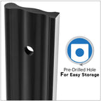 24", 38", 50" Anodized Aluminum Straight Edge Tools with Precision Edge, Check Straightness On Metal Surface Tops & Machinery, Layout Tool for Marking and Scribing Lines