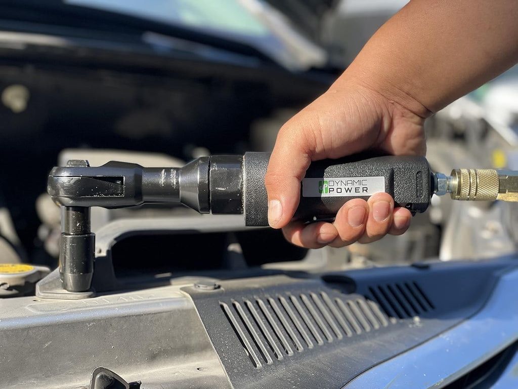 DYNAMIC POWER 50 Pieces Air Tool Kit. 1-1/2'' Impact Wrench, 1-3/8'' Ratchet Wrench, 5-Air Hammer w/Chisels, and other great tool accessories. D-W3-50K