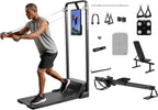 Speediance Gym Monster & Adjustable Weight Bench & AeroRow Rowing Bench & PowerGrip Smart Handles & Smart Body Fat Scale Bundle