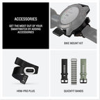 Garmin tactix® 8 51mm  Solar Charged Display  Elite  Premium Tactical GPS Smartwatch  Includes Applied Ballistics Elite™ Solver  Titanium Bezel  Sapphire Lens  40-Meter Dive Rating