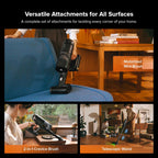 roborock H60 Hub Ultra Cordless Vacuum Cleaner with Auto-Empty Dock, 210AW Suction Stick Vacuum Cleaners for Home and Pet Hair, Rechargeable, 90-Min Runtime, Anti-Tangle Brush, 140° LED Dust Detection
