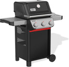 Weber Spirit E-310 Liquid Propane Gas Grill for Outdoor Cooking and BBQ  3 Burners  Black – Porcelain-Enameled Cast-Iron Grates & Snap-Jet Ignition