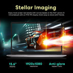 Lenovo Ideapad 3 15.6" FHD Chromebook  Intel Celeron N4500  4GB RAM  224GB Storage (64GB SSD+160GB Docking Station Set)  ‎Intel UHD Graphics  Full Size Keyboard  Chrome OS  Artic Gray