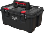 Keter Stack n' Roll Modular DIY Toolbox, Stackable, Lightweight, Durable, Water Resistant, Black