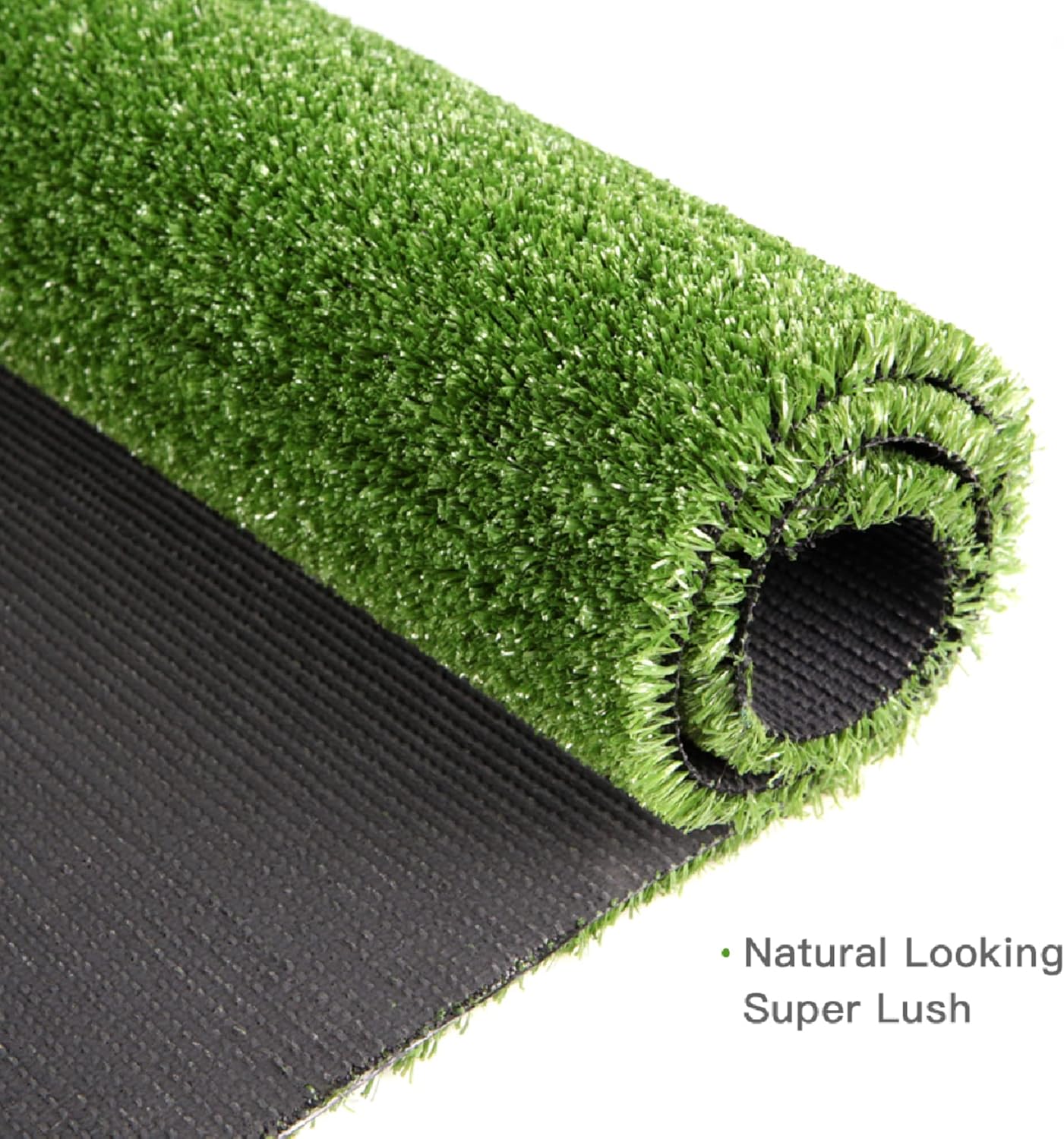 Artificial Grass Turf  10ft x 10ft 0.4" Pile Height  Indoor Outdoor Fake Astroturf Rug Carpet Mat for Balcony Decor Backyard Patio Backdrop Fence Wall Decorations Dogs
