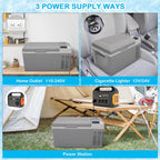 15600mA Car Refrigerator Battery 5-18 hours Long-lasting, Freezer Fridge Cooler, for Car, RV, Camping and Home Use