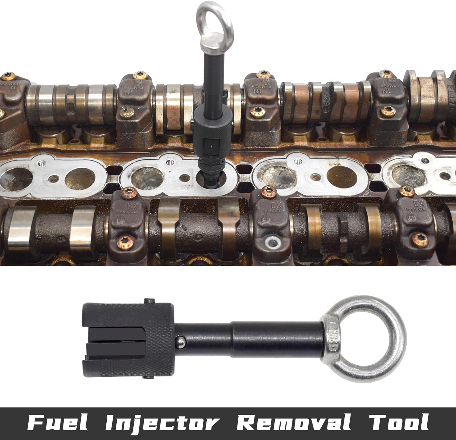 Camshaft Alignment Tool Kit for Land Rover Jaguar Discovery 4 Range Rover Sport V8 5.0L V6 3.0L, Engine Timing Tool with Fuel Pump, Fuel Injector Remover Tool, 303-1445, 303-1448, 303-1452, 303-1482