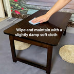 Japanese Folding Table Bamboo Japanese Floor Table Portable Solid Wood Folding Coffee Table,No Assembly Japanese Coffee Table for Sitting on The Floor,Easy Storage
