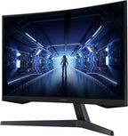 SAMSUNG 34' Odyssey G5 Ultra-Wide Gaming Monitor with 1000R Curved Screen  165Hz  1ms  FreeSync Premium  Large Display  Eye Comfort  Multiple Ports  WQHD  LC34G55TWWNXZA  Black