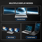 2025 Upgraded Laptop Screen Extender Portable  14" 1080P FHD IPS Screen  Monitor Extender for Laptop  Fit for 13-17"  Plug & Play Compatiable with Windows/Mac/Chrome/Android/Switch