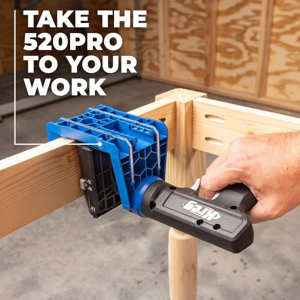 Kreg Pocket-Hole Jig - KPHJ520PRO2 - New Model - Premium Carpentry & Woodworking Tool - For Materials 1/2-1 1/2 Inches Thick - Includes 60 Pocket-Hole Screws