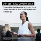 Sony WF-1000XM6 The Best Truly Wireless Noise Cancelling Earbuds (2026 Model)  Bluetooth in-Ear Headphones  with Studio-Quality Sound  Up to 24 Hours of Battery Life  Platinum Silver