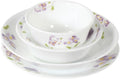 Corelle CP-8941 5-Piece Set, Medium Plate, Deep Plate, Small Bowl, Various Bowl, Break-Resistant, Lightweight, Microwave Safe, Oven Safe, Dishwasher Safe, Daily, Violet Mist